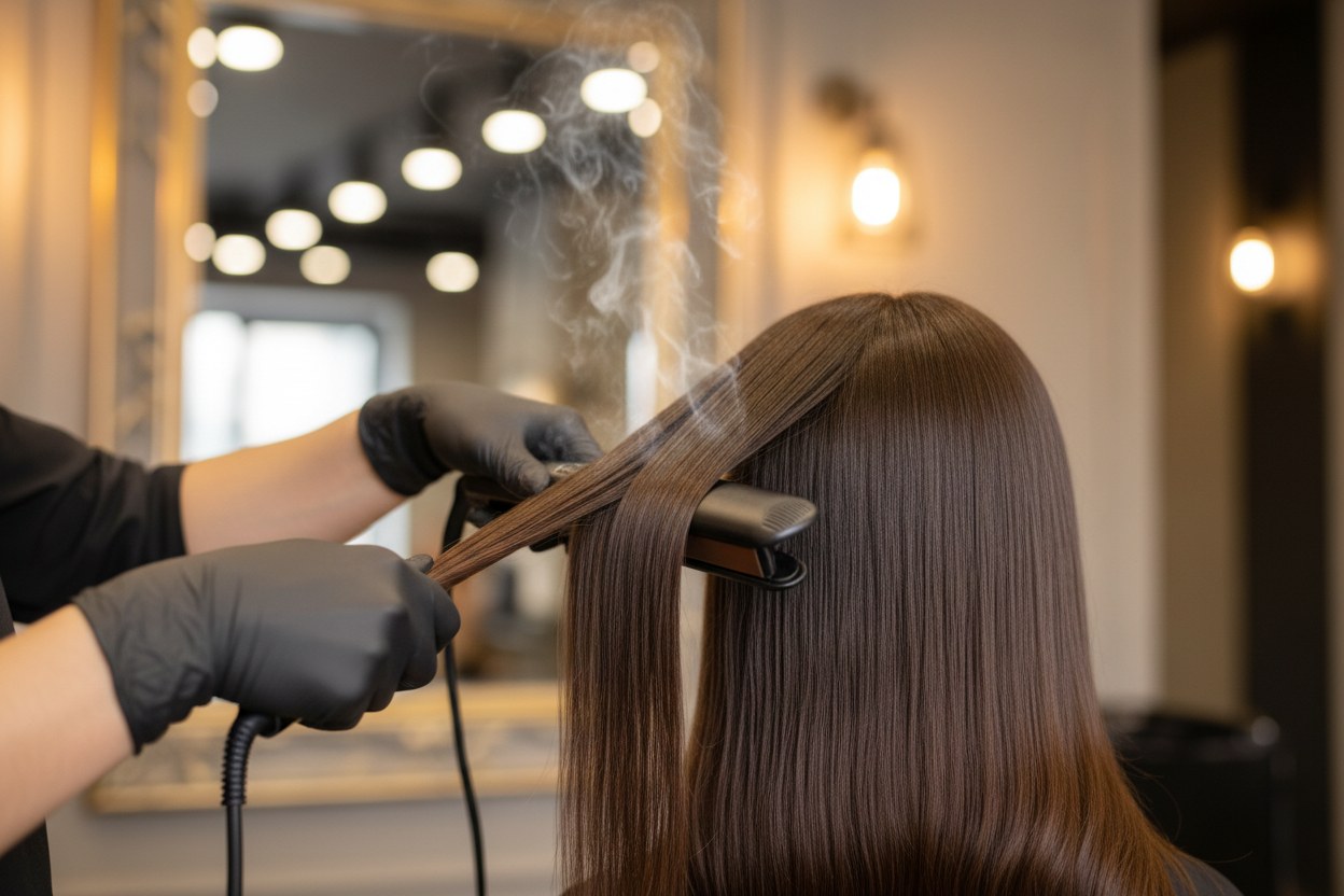 Keratin tedavisi uygulaması