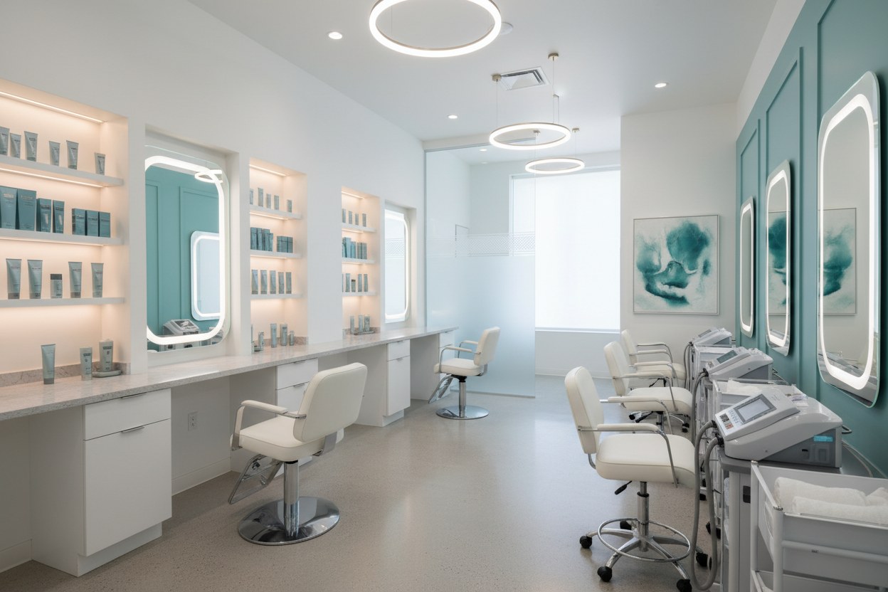 Beyaz Saç Kliniği iç mekân
